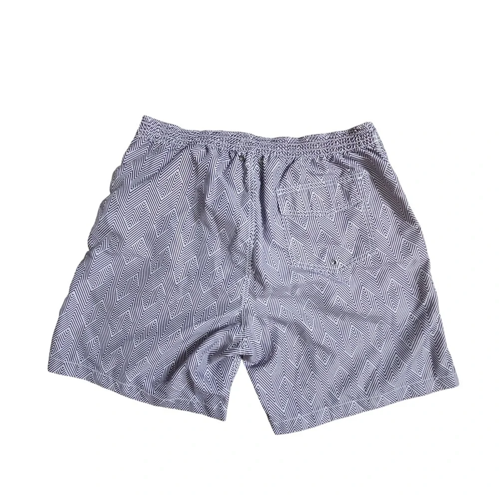 Saks Fifth Avenue Mens Swim Trunks XL‎ Abstract Geometric Print Board Shorts